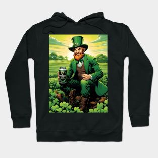 Folk Art Leprechaun Hoodie